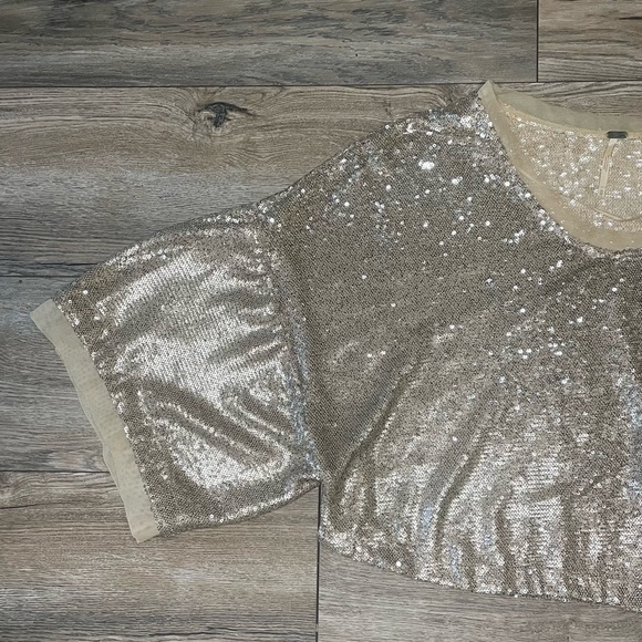 FREE PEOPLE CROP TOP (XS) - Picture 3 of 5